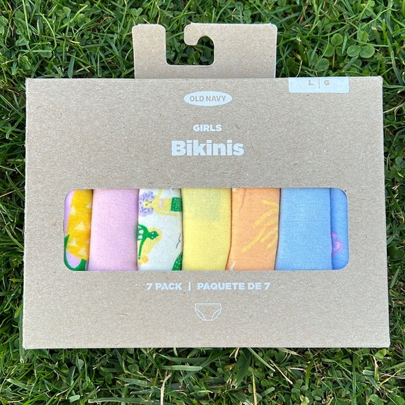 Old Navy Bikinis Underwear 7 Pack for Girls Large - Picture 8 of 8
